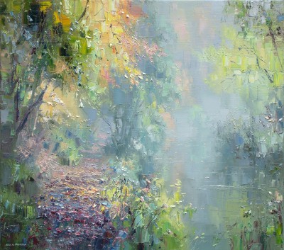 REX PRESTON - misty autumn day, miller's dale